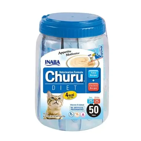 Inaba Churu Dite Tuna Recipe & Chicken Recipe 50 Tubes
