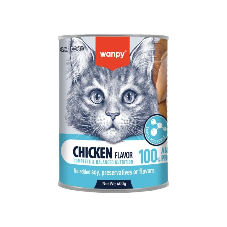 Wanpy Cat Wet Food Chicken Complete & Balanced Nutrition 400g
