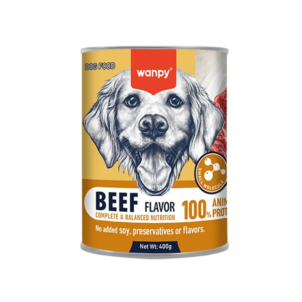 Wanpy Dog Wet Food Beef 400g