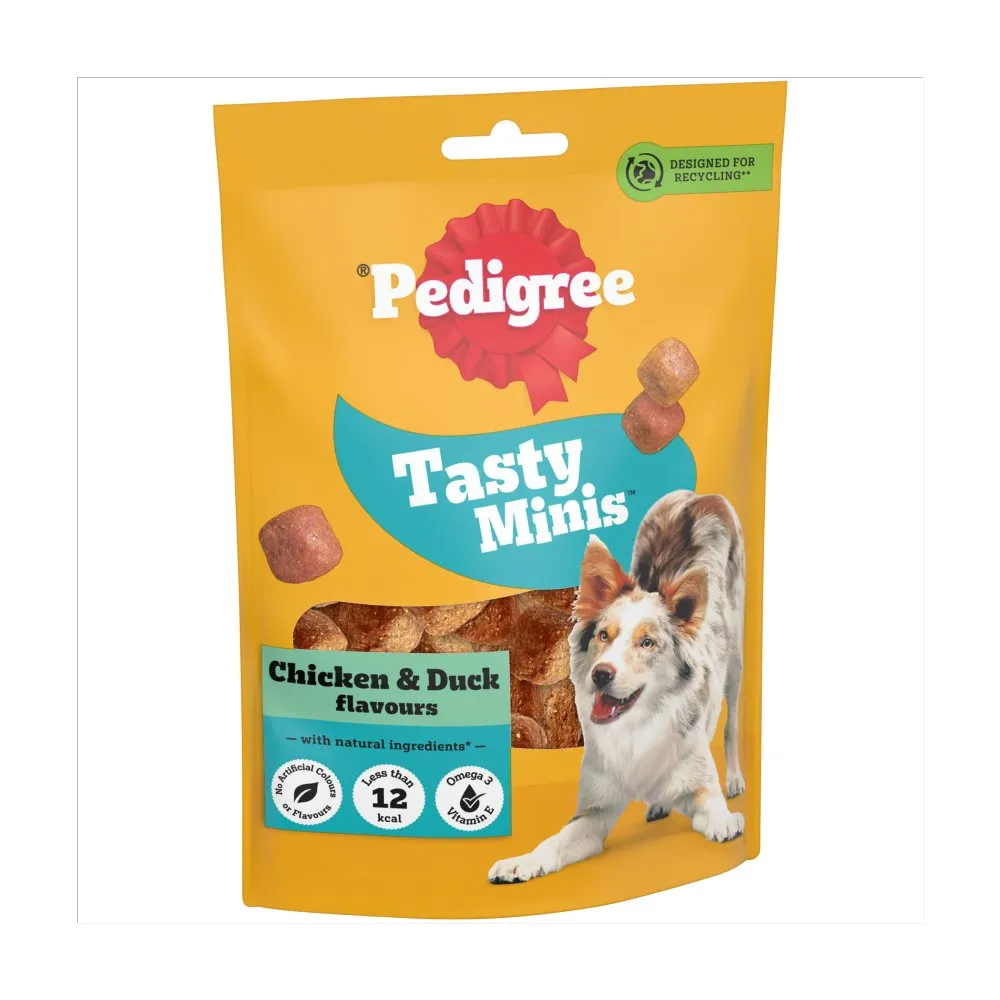 Pedigree Dog Treat Tasty Minis Chicken & Duck 130g