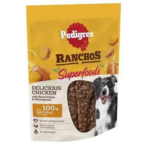 Pedigree Ranchos Super foods Chicken With Sweet Potato & Wholegrains 70g