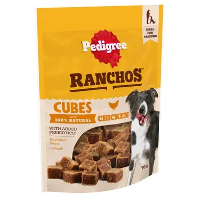 Pedigree Ranchos Cubes Chicken 70g