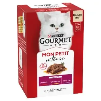 Gourmet Mon Petit With Beef & Chicken & Lamb 6*50g