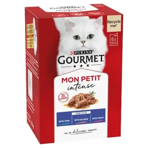 Gourmet Mon Petit With Tuna & Salmon & Trout 6*50g