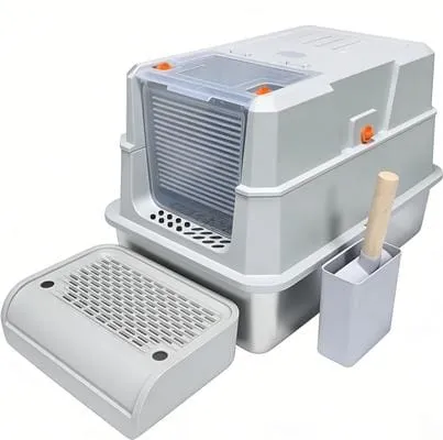 Stainless Steel Litter Box A-37