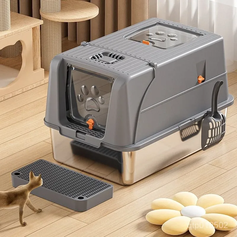 Stainless Steel Litter Box A-38