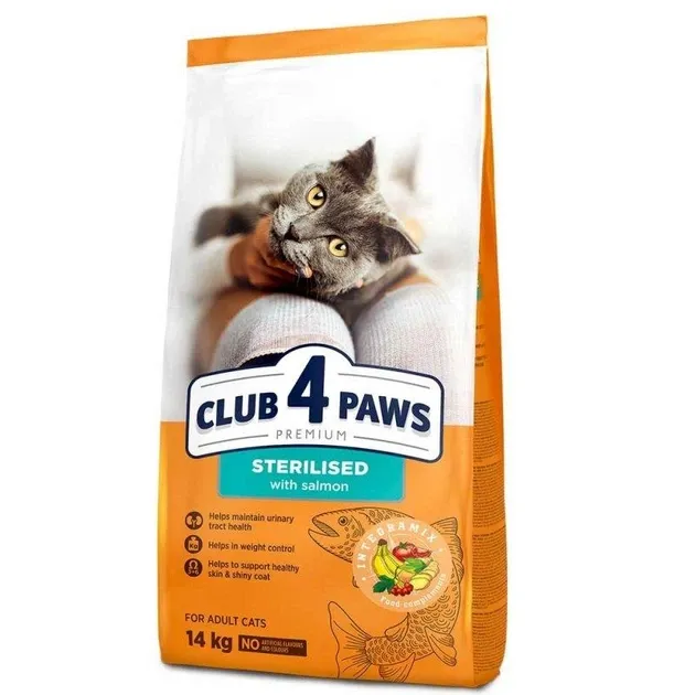 Club 4 paws Cat Dry Food Sterilised Chicken 14kg