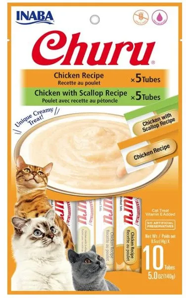 Churu Chicken Recipe & Chicken With Scallop 10Tubes