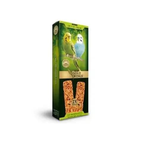 Gold Wings Fruits Stick Cracker For Budgies 2Stick