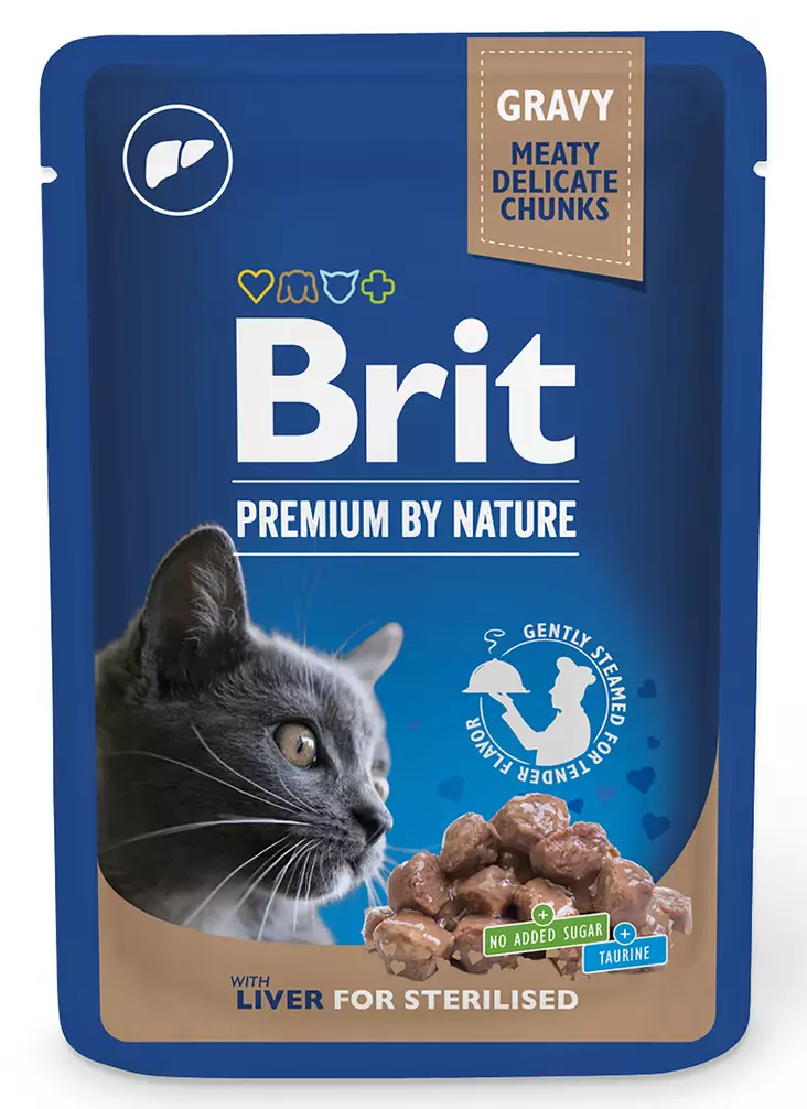 Brit Sterilized Plate Gravy With Liver 100g