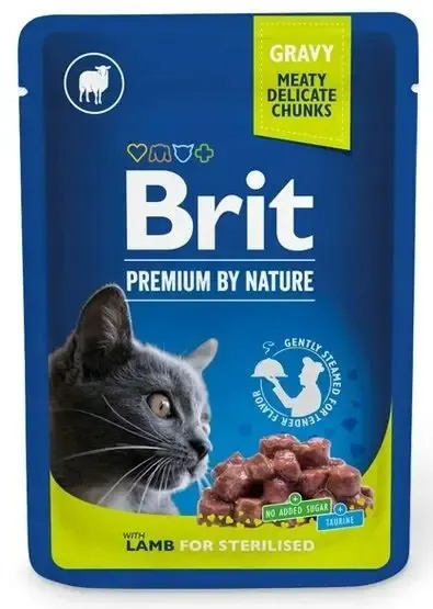 Brit Sterilized Plate Gravy With Lamb 100g