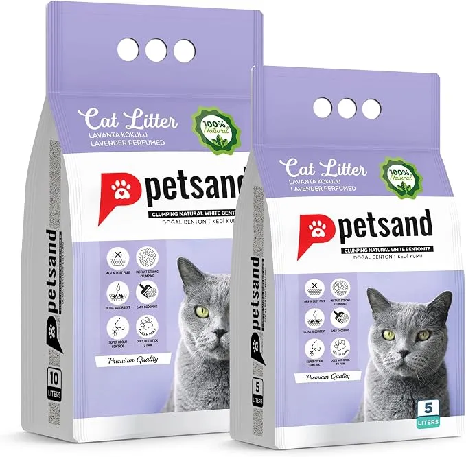 Pet Sand Cat Litter Lavender 5L