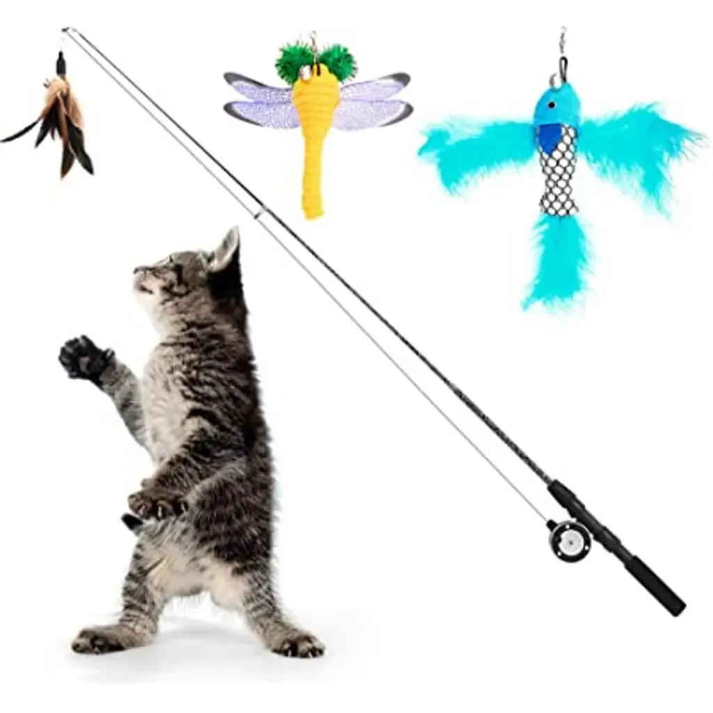 Fishing Rod Cat Toy