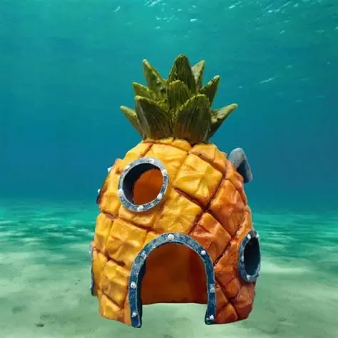 Aquarium Decor Pineapple House