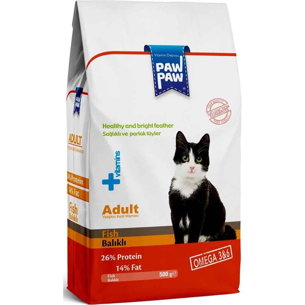 Paw paw Cat Dry Food Fish 15kg