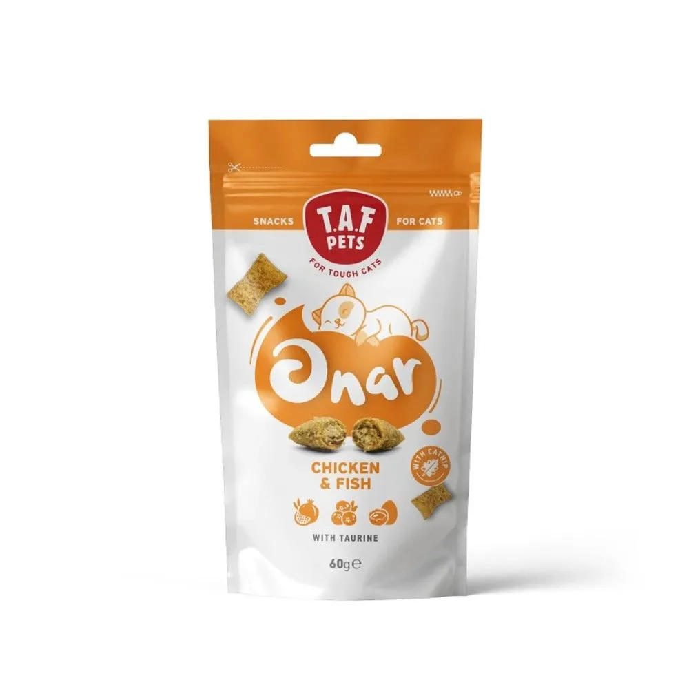 Taf Pets Cat Treats Onar Chicken & Fish With Taurine 60g
