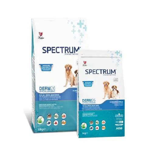 Spectrum Adult Dog Food For Sensitive Skin & Coat 3Kg