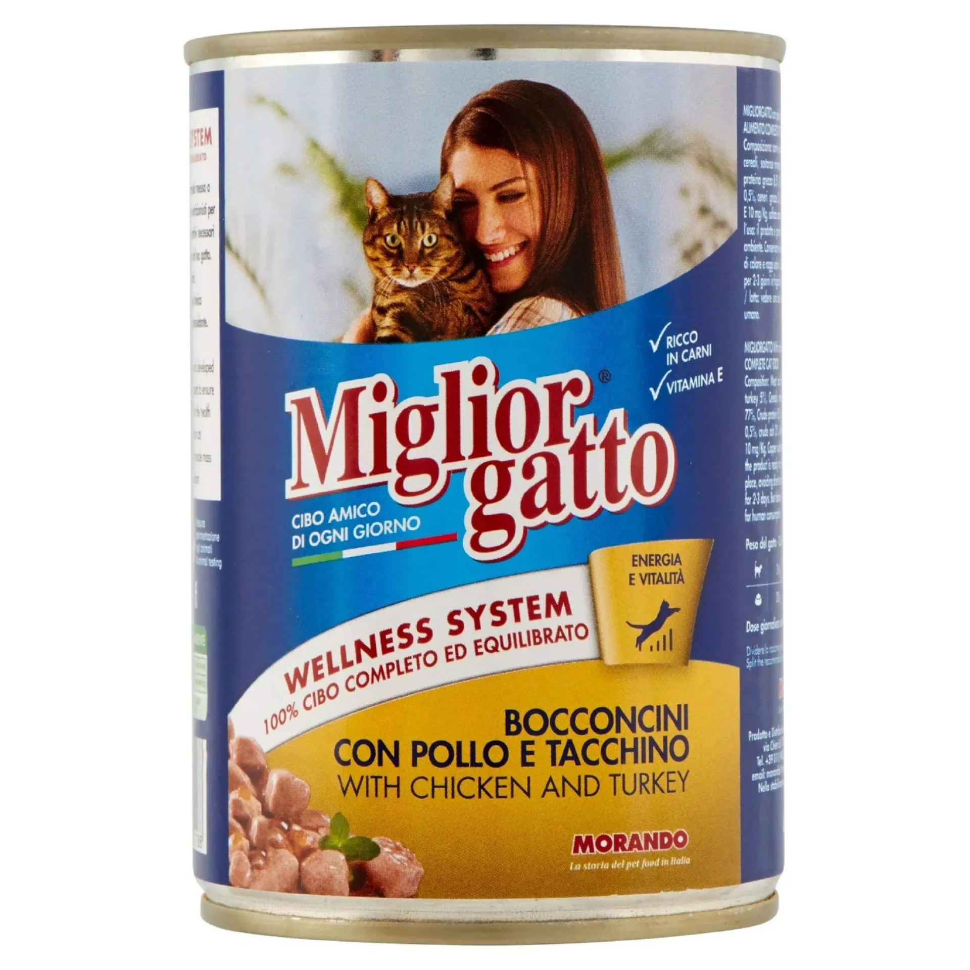 Miglior Gatto Cat Wet Food With Chicken & Turkey 405G