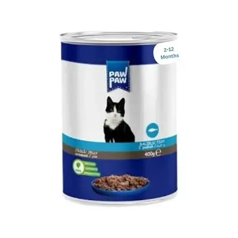 Paw Paw Cat Wet Food With Fish 400g
