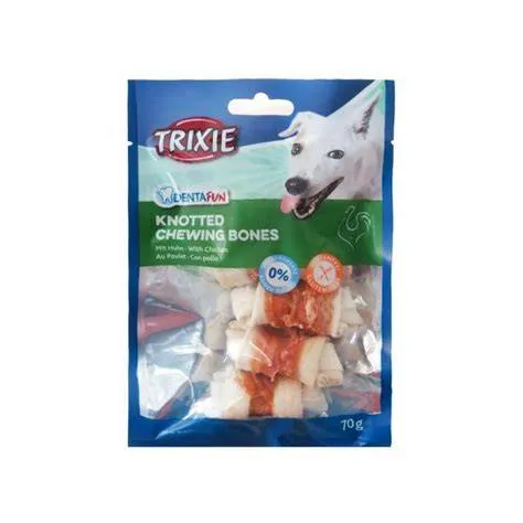 Trixie Knotted Chewing Bones With Chicken ×2