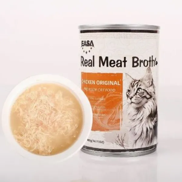 Easa Real Meat Broth Cat Wet Food Chicken 400g