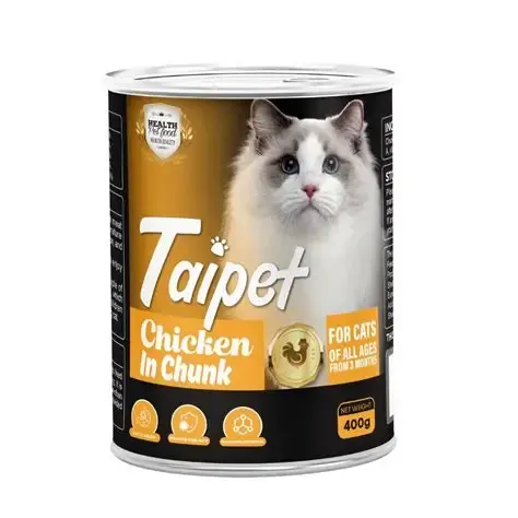 Taipet Cat Wet Food Chicken In Mousse 400g