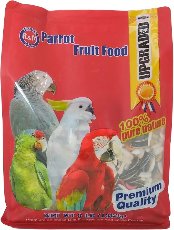 R&m Bird Food Parrot Fruit Food 1.36kg