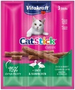 VitaKraft Cat Treat Duck & Rabbit 3x15g