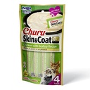 INABA Churu Skin & Coat Cat Treat Chicken With Scallop Recipe 4x14g
