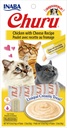 INABA Churu Cat Treat Chicken With Cheese Recipe 4x14g