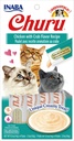 INABA Churu Cat Treat Puree Chicken & Crab 4x14g