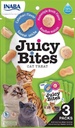 INABA Juicy Bites Cat Treat Calamari Flavor. 3x12g