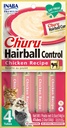 INABA Churu Cat Treat Hairball Control Chicken Recipe 4x14g