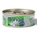 Monge Cat Wet Food Chicken & Asparagus 80g